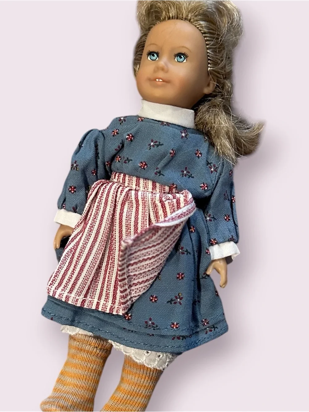 Vintage Mini American Girl Doll Kirsten With Mini Meet Kirsten Book 6.5
